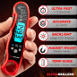 Thermomètre numérique Alpha Grillers pour viande - Lecture instantanée, cadeau idéal pour les hommes Thermomètre numérique Alpha Grillers pour viande - Lecture instantanée, cadeau idéal pour les hommes