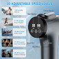 Deep Tissue Muscle Massage Gun for Athletes – Handheld Electric Percussion Back Massager with 30 Speeds & 9 Heads Deep Tissue Muscle Massage Gun for Athletes – Handheld Electric Percussion Back Massager with 30 Speeds & 9 Heads