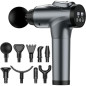 Pistolet de Massage Électrique 30 Vitesses, 9 Têtes, Soulagement Douleur Profond pour Athlètes Pistolet de Massage Électrique 30 Vitesses, 9 Têtes, Soulagement Douleur Profond pour Athlètes
