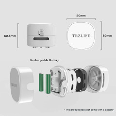 TRZLIFE Rechargeable Mini Desk Vacuum Cleaner with Bonus Accessories – Durable, Perfect for Crumbs & Tiny Items