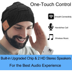 Bonnet Bluetooth Casque Audio - Idée Cadeau Originale