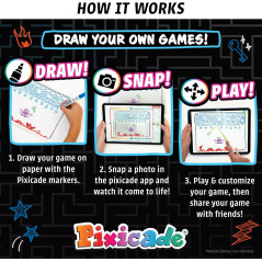 Transformez dessins en jeux vidéo jouables avec Pixicade