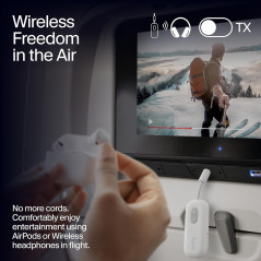 Twelve South AirFly SE Bluetooth Audio Adapter – 20+ Hr Battery, 3.5mm Jack