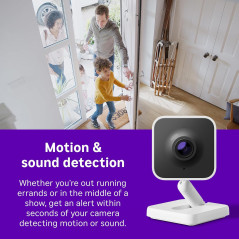 Roku Indoor Camera 2-Pack – 1080p HD, Night Vision, Alexa & Google Ready