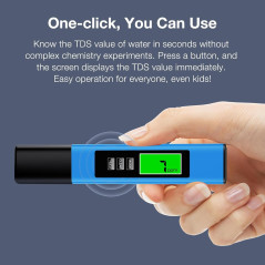 2025 TDS Mètre Digital 4 en 1 - Testeur d'eau précis TDS, EC, Température (°C/°F) jusqu'à 9999ppm
