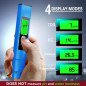 2025 4-in-1 Digital TDS Meter - Accurate TDS, EC & Temp Tester (°C/°F) for Water, RO/DI, Aquariums - 0-9999ppm 2025 4-in-1 Digital TDS Meter - Accurate TDS, EC & Temp Tester (°C/°F) for Water, RO/DI, Aquariums - 0-9999ppm