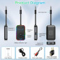 2025 Beeitzie Ultra Airplane Bluetooth 5.4 Transmitter, aptX LL, Dual Headphones, Wireless Audio Adapter, Metal Frame 2025 Beeitzie Ultra Airplane Bluetooth 5.4 Transmitter, aptX LL, Dual Headphones, Wireless Audio Adapter, Metal Frame