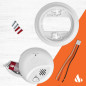 Détecteur de fumée First Alert SMI100-AC câblé avec batterie de secours, pack de 1 unité Détecteur de fumée First Alert SMI100-AC câblé avec batterie de secours, pack de 1 unité
