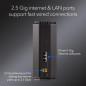 NETGEAR Nighthawk Dual-Band WiFi 7 Router (RS140) - 5.0 Gbps, 2.5G Port, Covers 2,250 sq. ft., 80 Devices