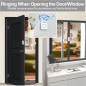 Satisure Wireless Door Chime with Contact Sensor, 600FT Range, 58 Chimes, 5 Volume Levels & LED Alerts Satisure Wireless Door Chime with Contact Sensor, 600FT Range, 58 Chimes, 5 Volume Levels & LED Alerts