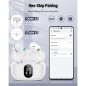 Wireless Bluetooth 5.4 Earbuds with Bass, Noise Cancelling Mic, LED Display, IP7 Waterproof - White Wireless Bluetooth 5.4 Earbuds with Bass, Noise Cancelling Mic, LED Display, IP7 Waterproof - White