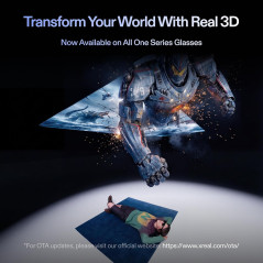 XREAL 1S : Lunettes AR 500 avec 52° FOV & Puce X1