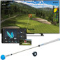 Simulateur de Golf PHIGOLF Home avec Capteur de Mouvement & Bâton de Swing – 38 000+ Parcours, Android/iOS Simulateur de Golf PHIGOLF Home avec Capteur de Mouvement & Bâton de Swing – 38 000+ Parcours, Android/iOS