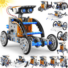 Bottleboom 13-in-1 Solar Power STEM Robot Kit for Boys Age 8-12