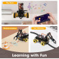 ACEBOTT 5DOF Smart Robot Arm Car Kit for Kids 8-12, ESP32 Arduino/Python Coding, App & Remote STEM Toy ACEBOTT 5DOF Smart Robot Arm Car Kit for Kids 8-12, ESP32 Arduino/Python Coding, App & Remote STEM Toy