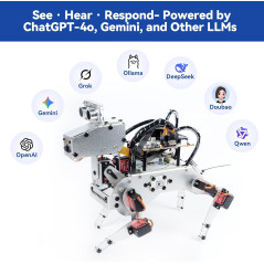 Kit Robot AI SunFounder Raspberry Pi Zero 2 W - Commande Vocale
