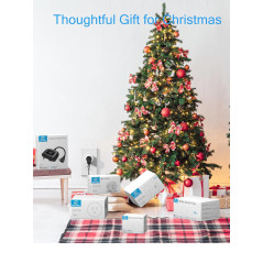 EIGHTREE Prise Intelligente 15A Wi-Fi & Bluetooth, Compatible Alexa & Google, Minuterie & Télécommande, Certifiée FC