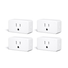 Prise Intelligente ZigBee 4 Pack avec Monitoring Énergie en Temps Réel