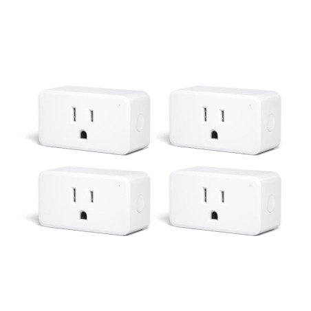 Prise Intelligente ZigBee 4 Pack avec Monitoring Énergie en Temps Réel