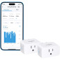 TP-Link Tapo P115 Smart Plug 2-Pack, Wi-Fi Mini, Energy Monitoring, Alexa & Google Home Compatible, 15A Max TP-Link Tapo P115 Smart Plug 2-Pack, Wi-Fi Mini, Energy Monitoring, Alexa & Google Home Compatible, 15A Max