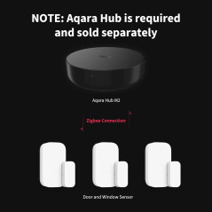 Aqara Zigbee Door & Window Sensor 3 Pack - Wireless, HomeKit & Alexa Compatible