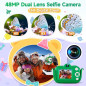 Appareil Photo Enfants 48MP Double Lentille HD 1080P avec Carte 32Go, Cadeau Anniversaire Noël Garçons 3-9 ans Appareil Photo Enfants 48MP Double Lentille HD 1080P avec Carte 32Go, Cadeau Anniversaire Noël Garçons 3-9 ans