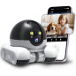 Caméra Robot Mobile Patrol Wi-Fi, Vision Nocturne, Audio Bidirectionnel, Surveillance Animaux/Personnes, 64GB Caméra Robot Mobile Patrol Wi-Fi, Vision Nocturne, Audio Bidirectionnel, Surveillance Animaux/Personnes, 64GB