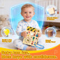 Busy Board Montessori pour Tout-Petits 1-3 Ans – Jouet Éducatif Sensoriel et Nomade pour Enfants Autistes