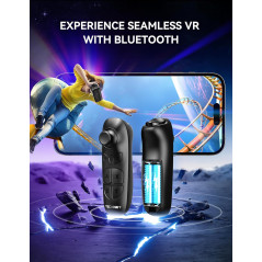 TECKNET VR Headset for Phone with Bluetooth Controller & HD Lenses
