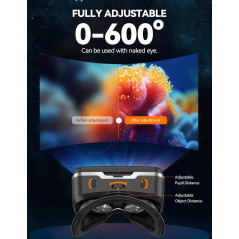 TECKNET VR Headset for Phone with Bluetooth Controller & HD Lenses