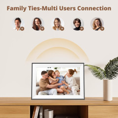 Dragon Touch 10.1 HD Digital Photo Frame - WIFI, Touch Screen & App