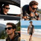 AI Smart Glasses with Color-Change Lenses, Bluetooth, Voice Assistant & 160+ Languages Translator for Travel & Meetings