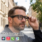 AI Smart Glasses with Color-Change Lenses, Bluetooth, Voice Assistant & 160+ Languages Translator for Travel & Meetings