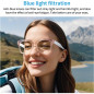 Lunettes Intelligentes Femmes, Traduction AI Bluetooth, Filtrage Lumière Bleue, 165+ Langues, Voyage & Apprentissage Lunettes Intelligentes Femmes, Traduction AI Bluetooth, Filtrage Lumière Bleue, 165+ Langues, Voyage & Apprentissage