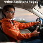 Rimless Smart Glasses with Bluetooth Speaker, Voice Control, Photochromic UV Protection & Remote Photo Capture
