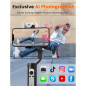 hohem iSteady V2S 3-Axis Smartphone Gimbal Stabilizer with AI Tracking, Fill Light, Portable & Foldable for Vlogging hohem iSteady V2S 3-Axis Smartphone Gimbal Stabilizer with AI Tracking, Fill Light, Portable & Foldable for Vlogging