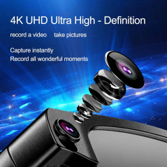 AI Smart Glasses with 8MP Camera, Real-Time Translation & Voice Assistant