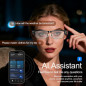 AI Smart Glasses with 8MP Camera, Real-Time Translation, Voice Assistant, Open-Ear Audio & Auto Color Lenses AI Smart Glasses with 8MP Camera, Real-Time Translation, Voice Assistant, Open-Ear Audio & Auto Color Lenses