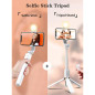 46 Selfie Stick Tripod with Wireless Remote & LED Fill Light for iPhone 16/15/14/Android Smartphones 46 Selfie Stick Tripod with Wireless Remote & LED Fill Light for iPhone 16/15/14/Android Smartphones