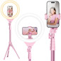 UBeesize 12 Pink Selfie Ring Light with 62 Tripod for Video Recording & Live Streaming - Phone, Camera, Webcam Compatible UBeesize 12 Pink Selfie Ring Light with 62 Tripod for Video Recording & Live Streaming - Phone, Camera, Webcam Compatible