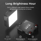 ULANZI VL-81 Lumière Vidéo LED Bi-Color 3000mAh avec Softbox, Rechargeable, 3 Cold Shoe pour DSLR & Smartphone