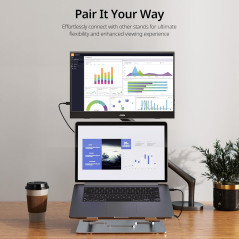 MNN 15.6 FHD Portable Monitor USB-C HDMI HDR Ultra-Slim IPS Display
