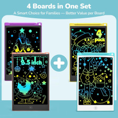 Tablette d'écriture LCD TECJOE 8,5 - Jeux éducatifs enfants