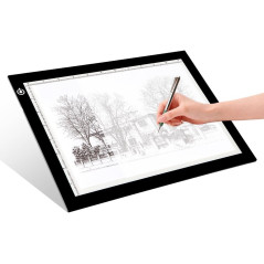 LitEnergy A4 LED Trace Light Pad USB Ajustable pour Dessin