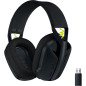 Logitech G435 Wireless Gaming Headset - Lightweight, Bluetooth & Lightspeed, 18h Battery, Dolby Atmos, Black