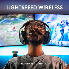 Logitech G435 Wireless Gaming Headset - Lightweight, Bluetooth & Lightspeed, 18h Battery, Dolby Atmos, Black