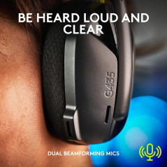 Casque Gaming Logitech G435 Wireless - Léger, 18h, Dolby