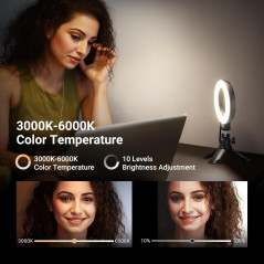 NEEWER Ring Light 5 avec Trépied pour Vidéo & Streaming