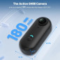 Caméra corporelle 4K 128GB mini, portable, mains libres, parfaite pour travail, voyage, promenade (Noir) Caméra corporelle 4K 128GB mini, portable, mains libres, parfaite pour travail, voyage, promenade (Noir)