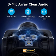 EMEET PIXY 4K AI PTZ Camera with Dual-Camera, Autofocus & Gesture Control